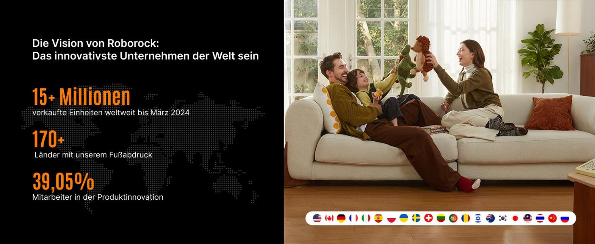Roborock Q10 PF+ Staubsauger Roboter 10000 Pa (Upgrade von Q8 max+), Dual Anti-Tangle-System, Auto-Entleerungsstation für 7 Wochen, Schwarz