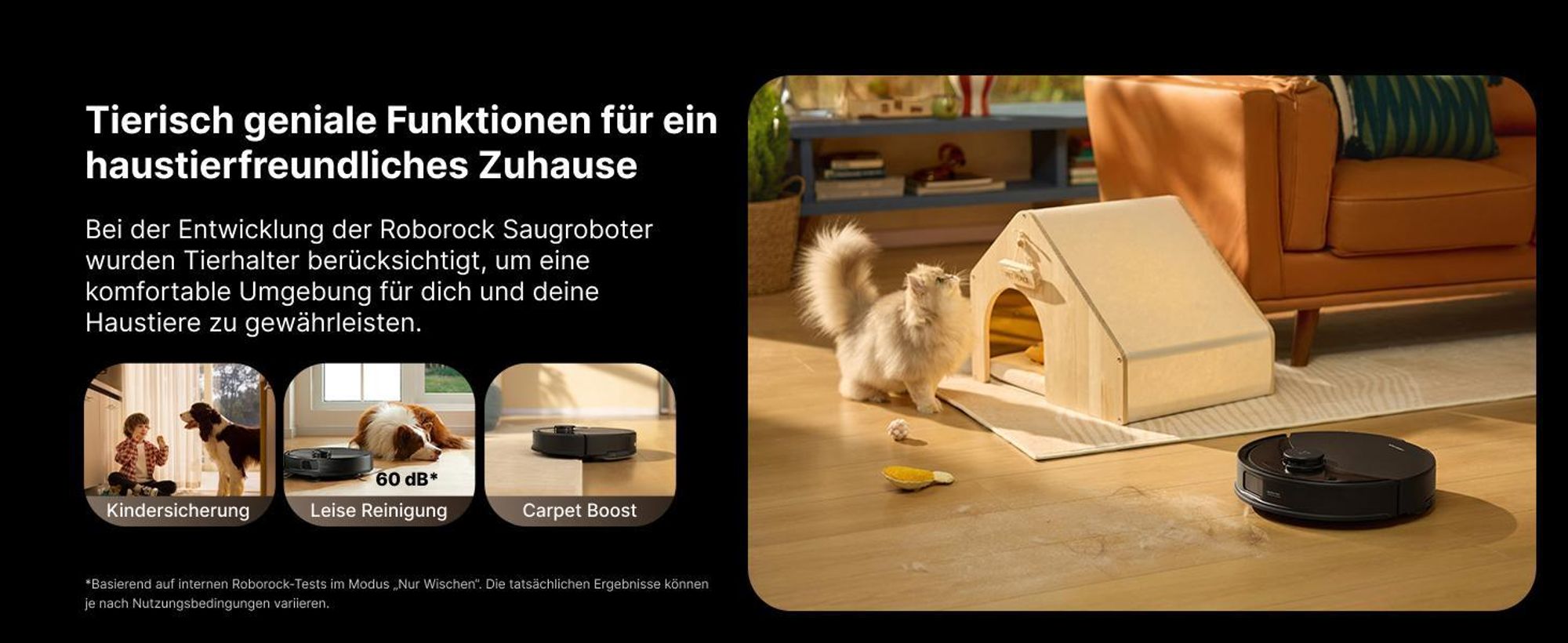 Roborock Q10 PF+ Staubsauger Roboter 10000 Pa (Upgrade von Q8 max+), Dual Anti-Tangle-System, inkl. 1L Bodenreiniger, Selbstentleerende Dock, Schwarz