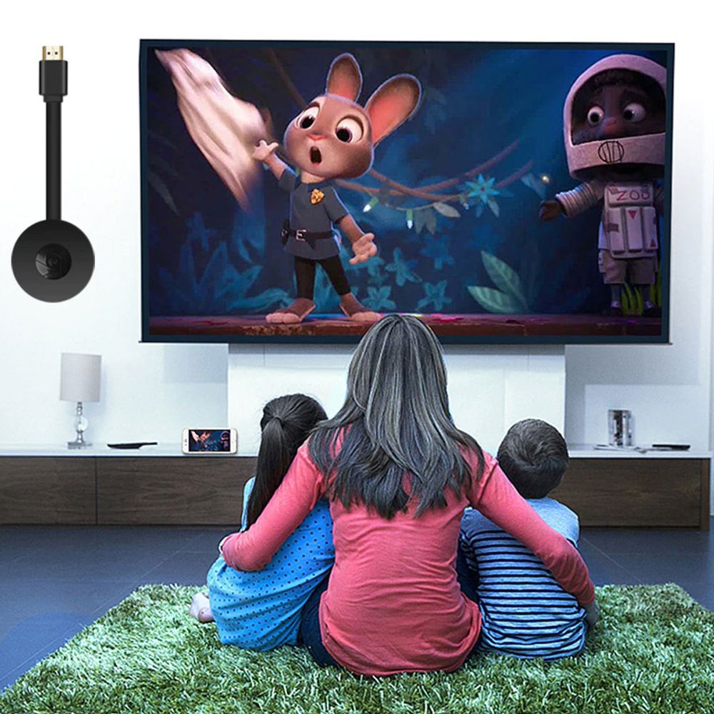 Wireless HDMI Display Dongle Smart TV Stick WiFi Streaming Miracast DLNA Airplay WLAN Multimedia Receiver Empfänger USB1080p Full HD HDTV Retoo