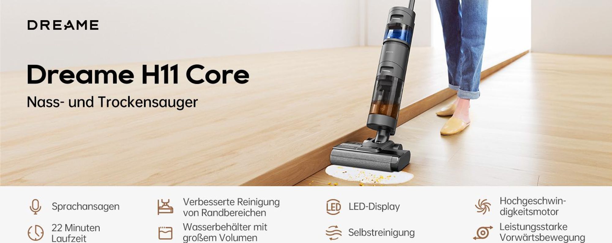 Dreame H11 Core nass und trockensauger
