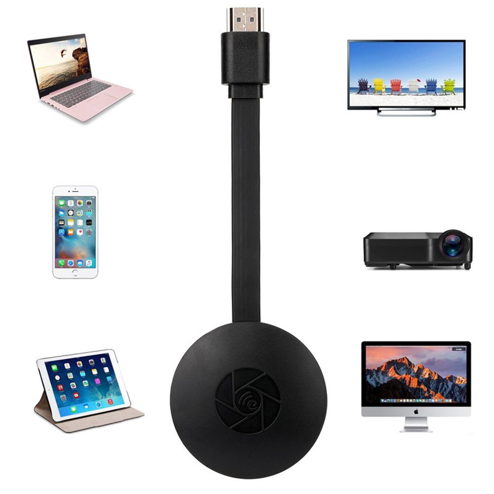 Wireless HDMI Display Dongle Smart TV Stick WiFi Streaming Miracast DLNA Airplay WLAN Multimedia Receiver Empfänger USB1080p Full HD HDTV Retoo