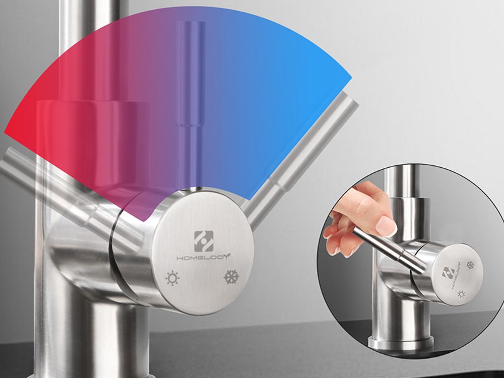 Küchenarmatur mit 2 Strahlarten Wasserhahn Küche ausziehbar Spültischarmatur Edelstahl Armatur Küche mit Brause Mischbatterie Küche Armatur