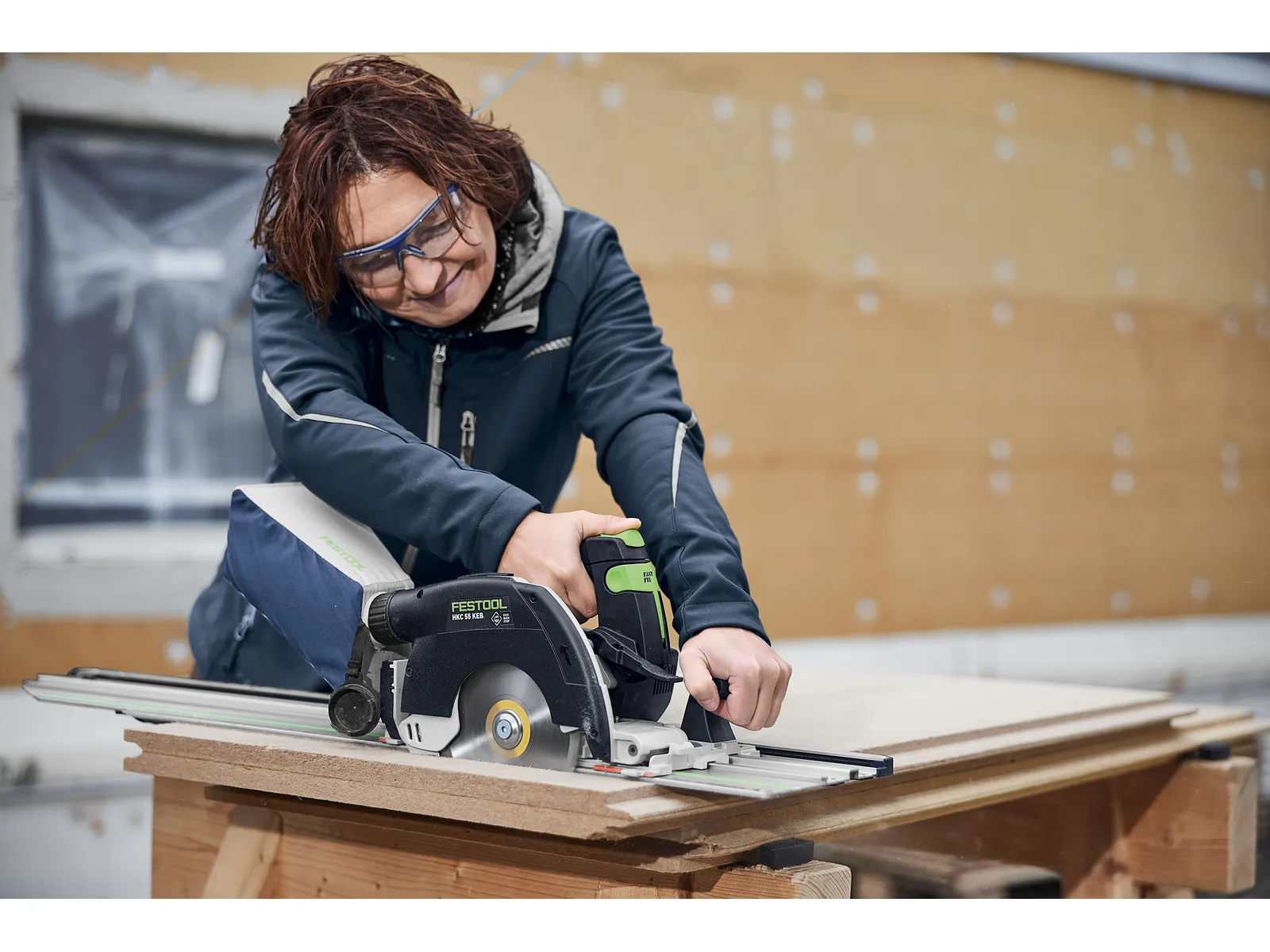 Festool HKC 55 KEB-Basic – Scie circulaire à capot basculant sans fil
