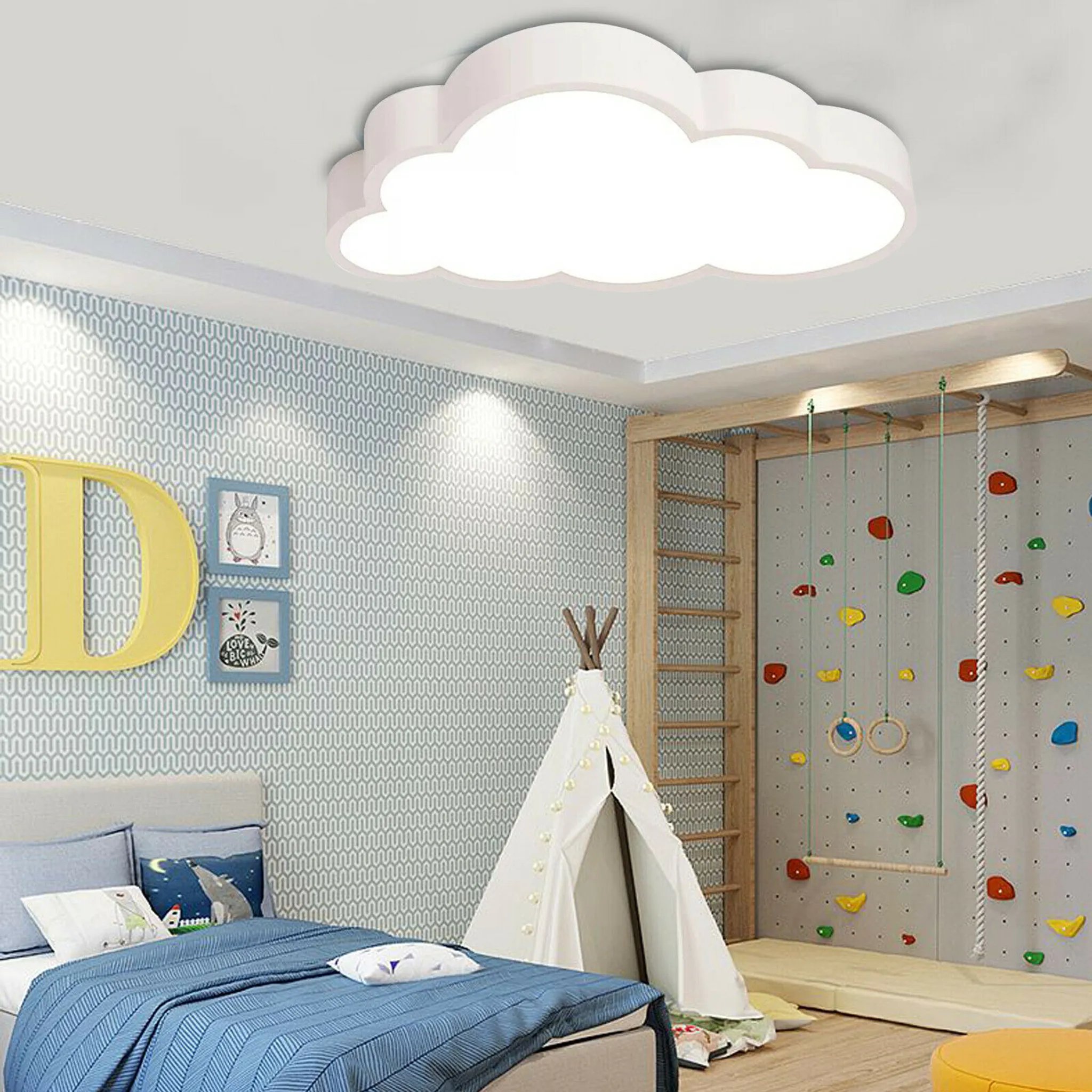 36W plafonnier LED pour enfants plafonniers chambre d'enfant chambre lampe  nuage plafonnier maison 15㎡-30㎡