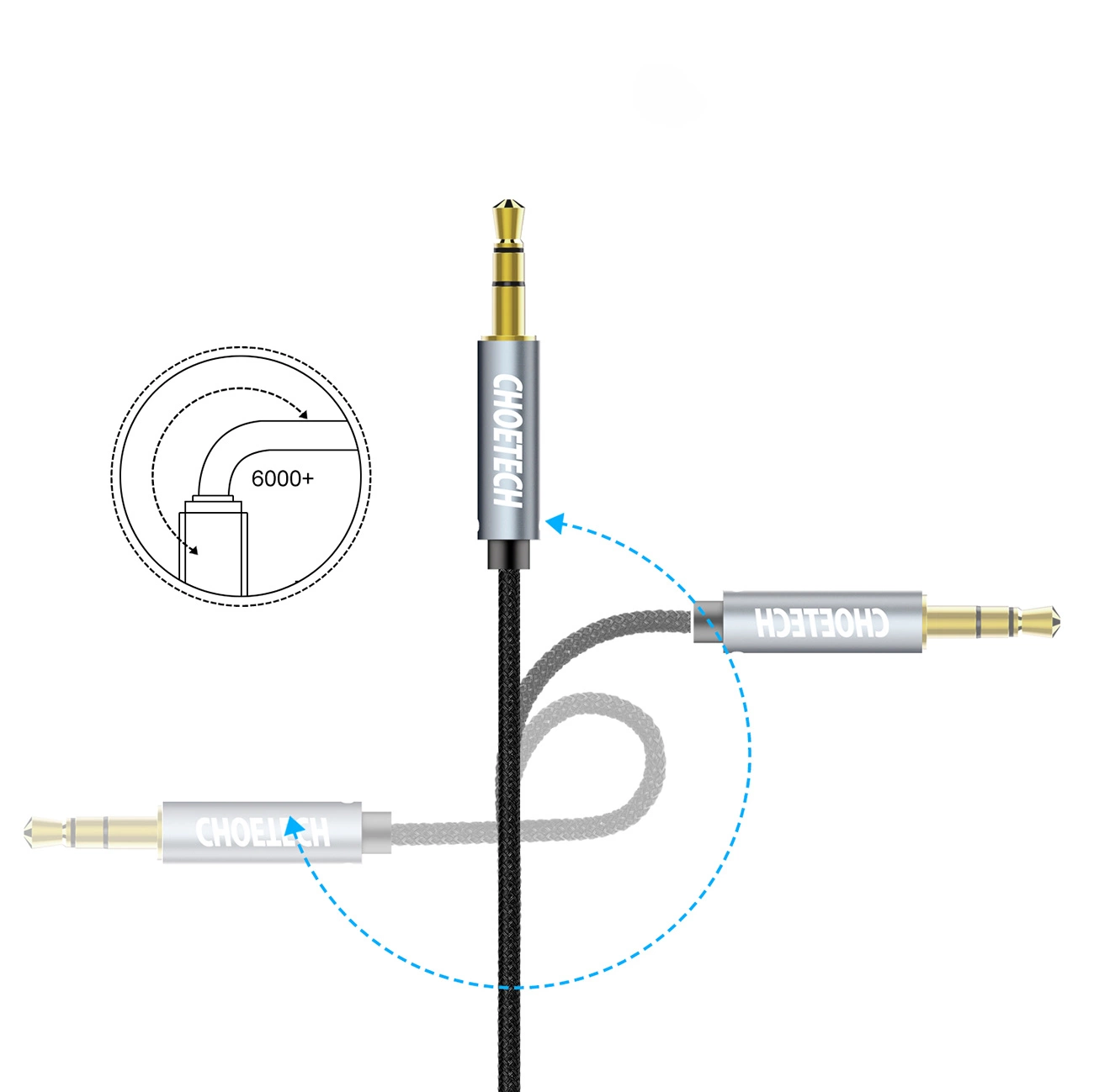 Cable flexible Choetech AUX002