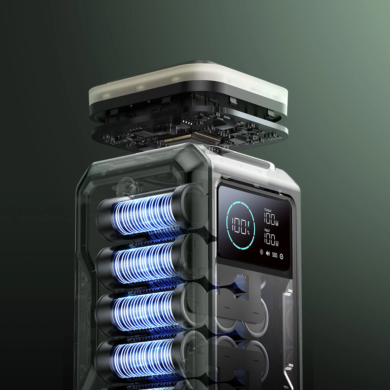 estructura interna del Powerbank Joyroom JR-PBF10