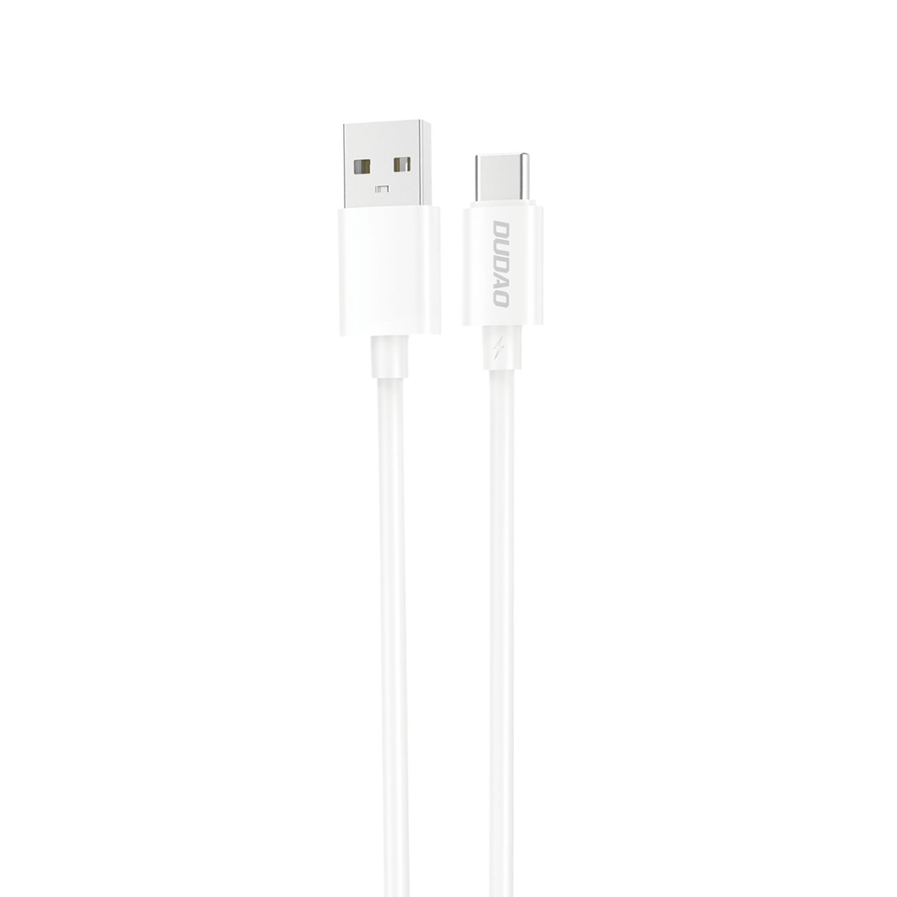 Cavo Dudao L4ST con connettori USB-A / USB-C, 5 A, lungo 1 m, su sfondo bianco
