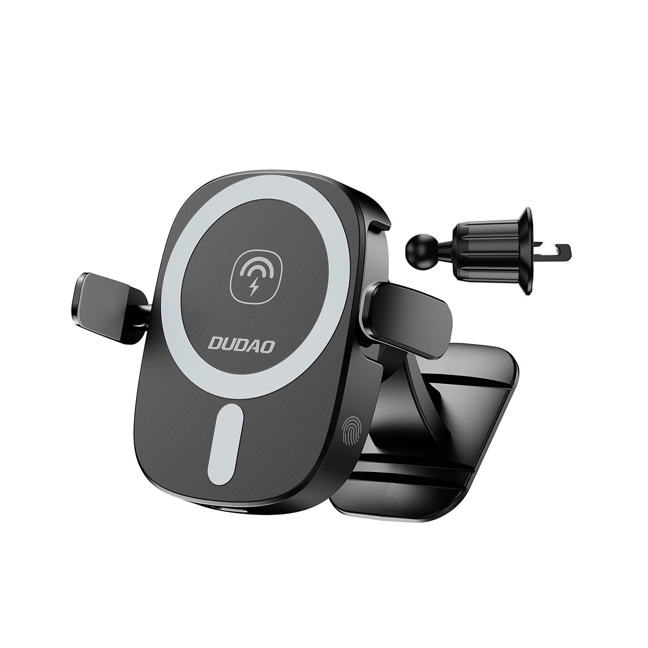 Supporto per telefono da auto Dudao FW11 su sfondo bianco