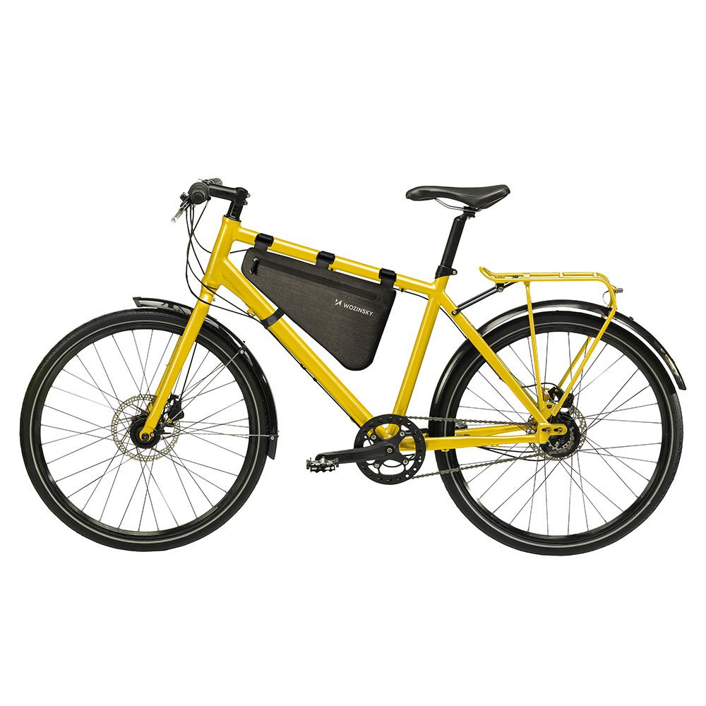 Wozinsky WBB15BK Rahmentasche an einem Citybike