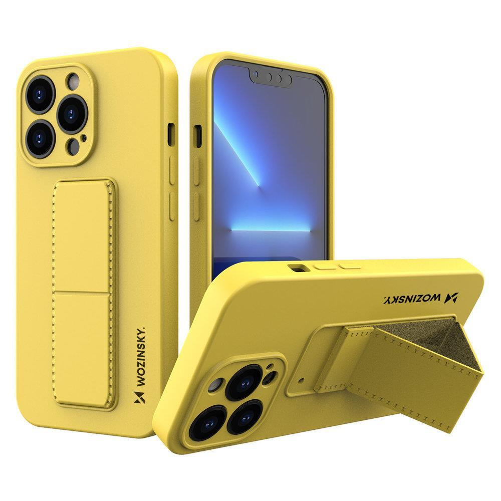 Étui Wozinsky avec béquille - Étui pour iPhone 13 mini - jaune