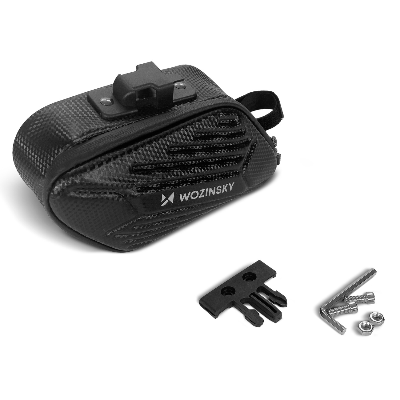 Montageelemente für die Wozinsky WBB27BK Unter-Sattel-Tasche