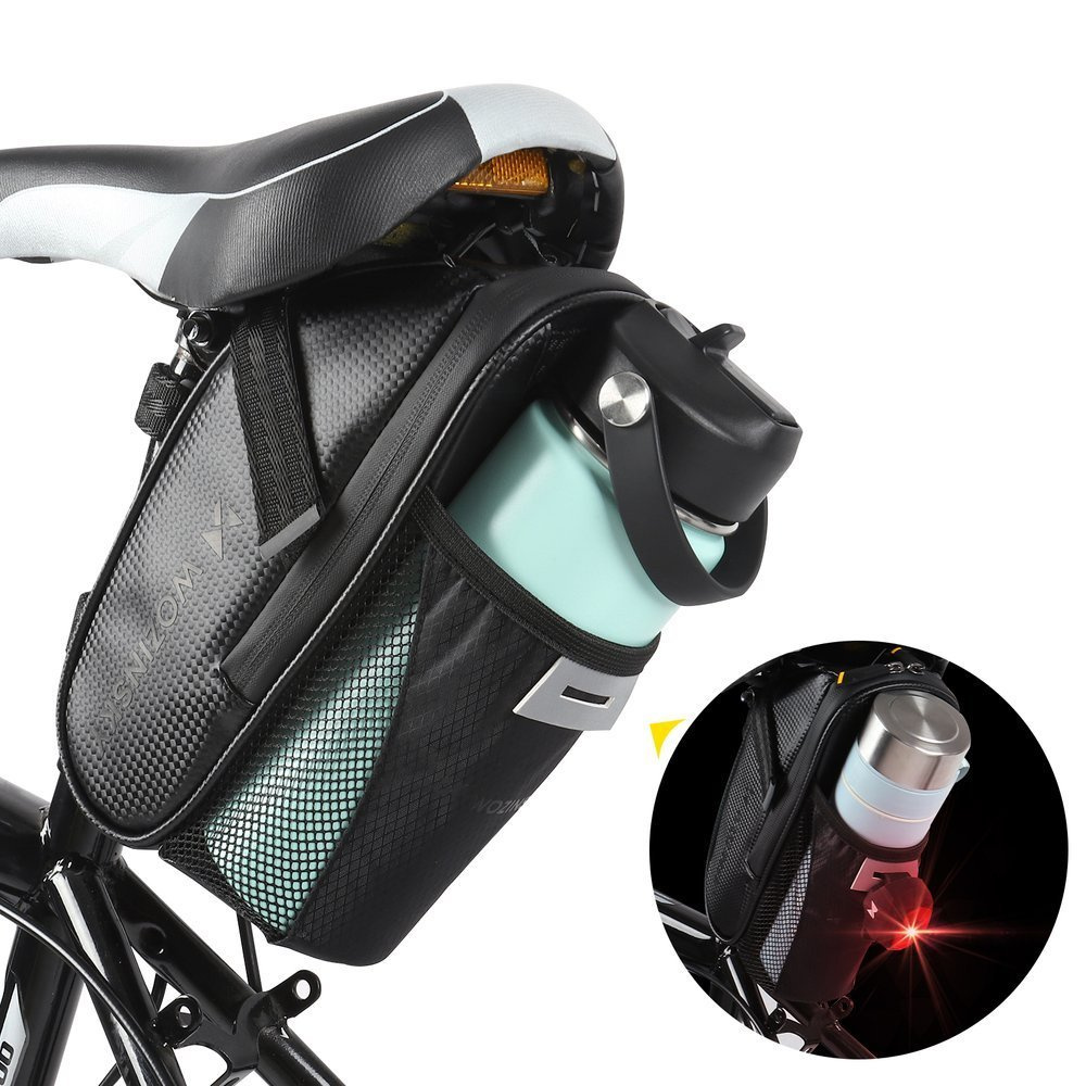 WBB20BK Satteltasche mit Platz für ein Fahrradlicht