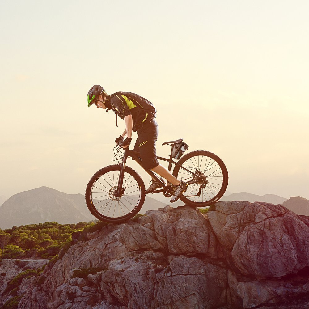 Wozinsky WBB20BK Satteltasche an einem Mountainbike