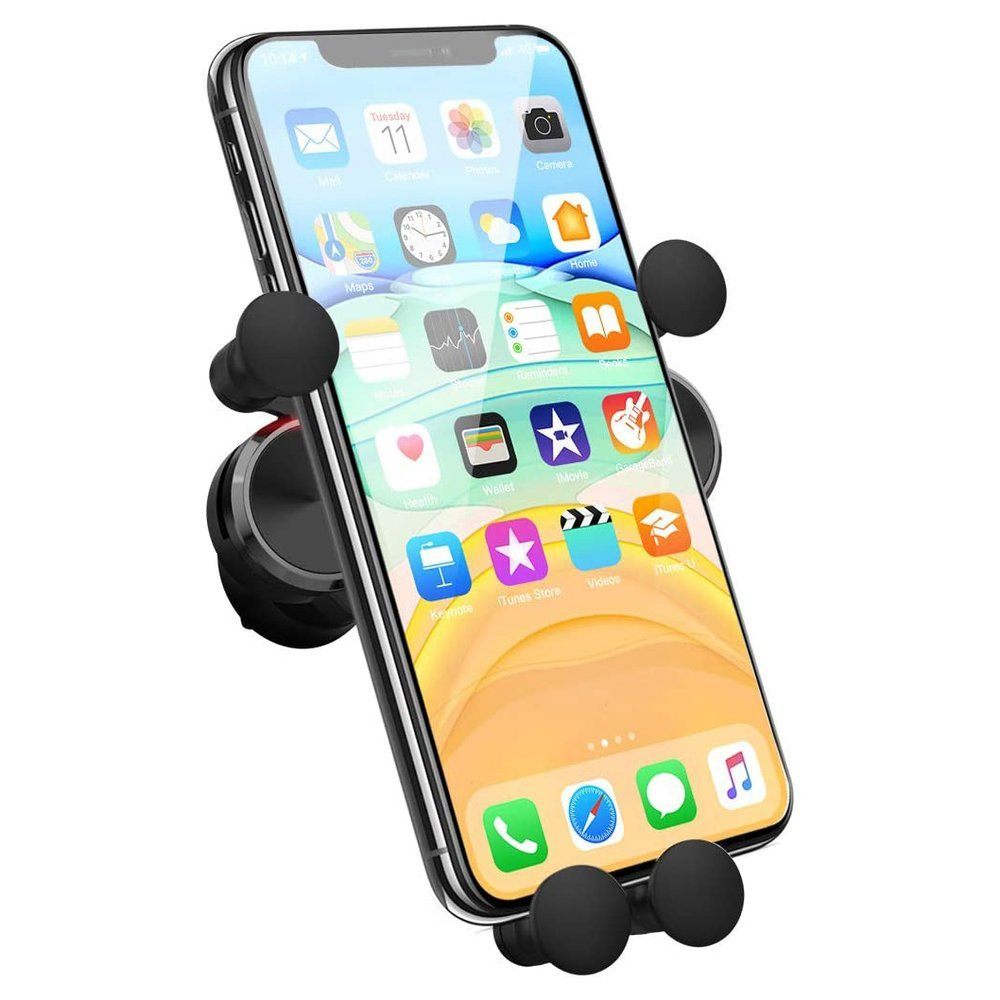 Soporte para teléfono de coche Wozinsky WCH-05 con soporte de gravedad y teléfono incorporado