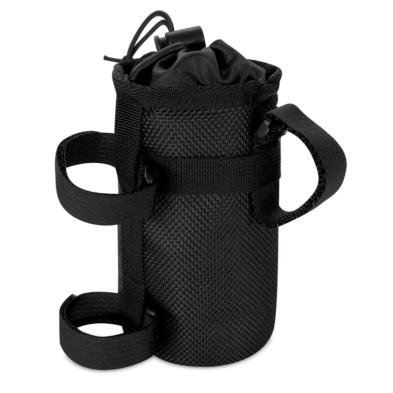 Rückseite der Wozinsky WBB29BK Flaschentasche mit sichtbarem Klettverschluss