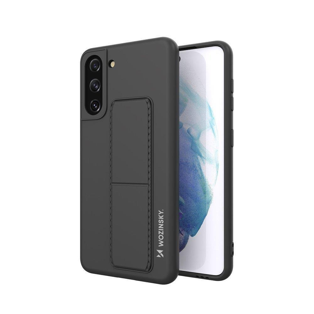 Custodia con supporto Wozinsky - Custodia per Samsung Galaxy S21+ 5G - Nera