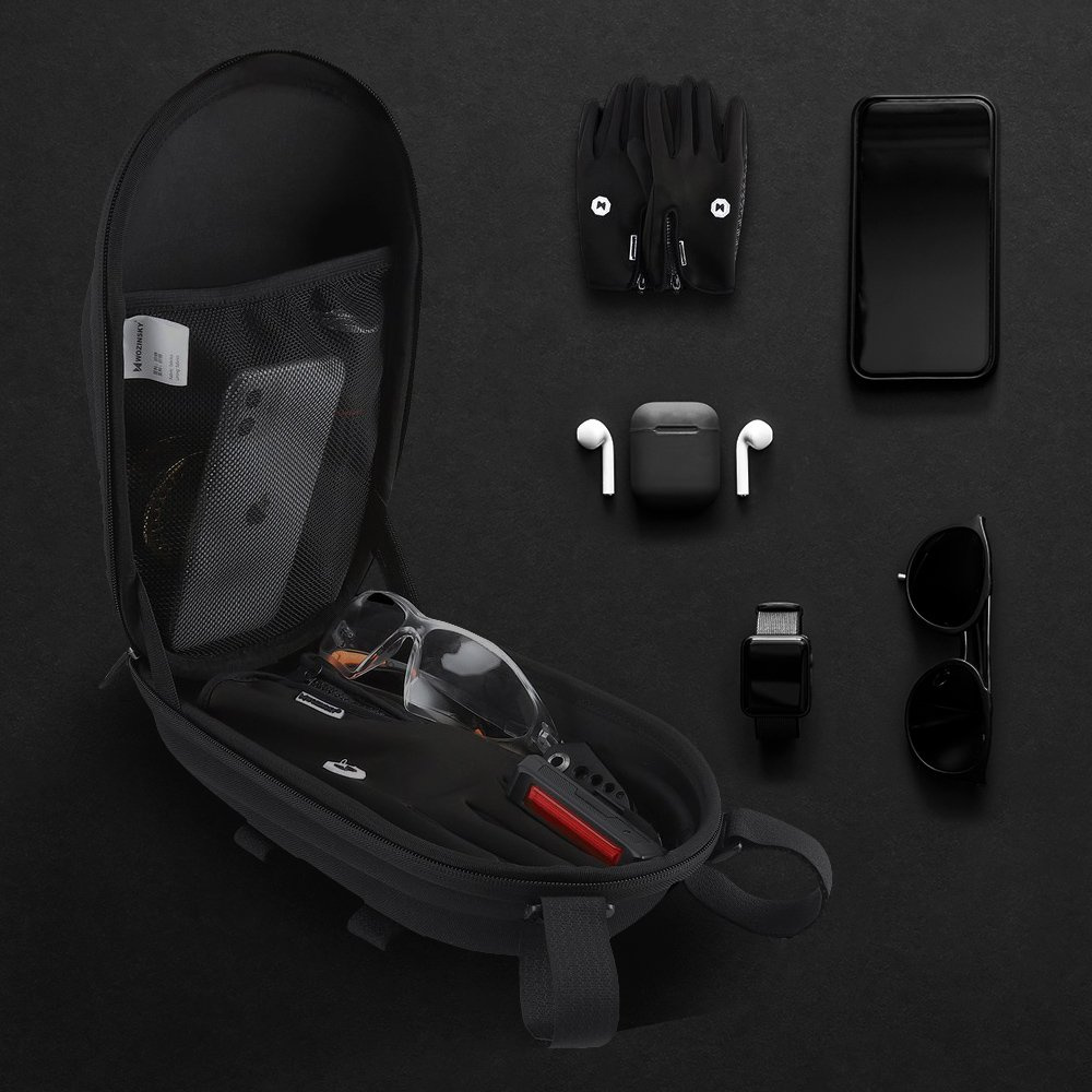 Geräumige Tasche für den Lenker des Wozinsky WSB1BK Scooters
