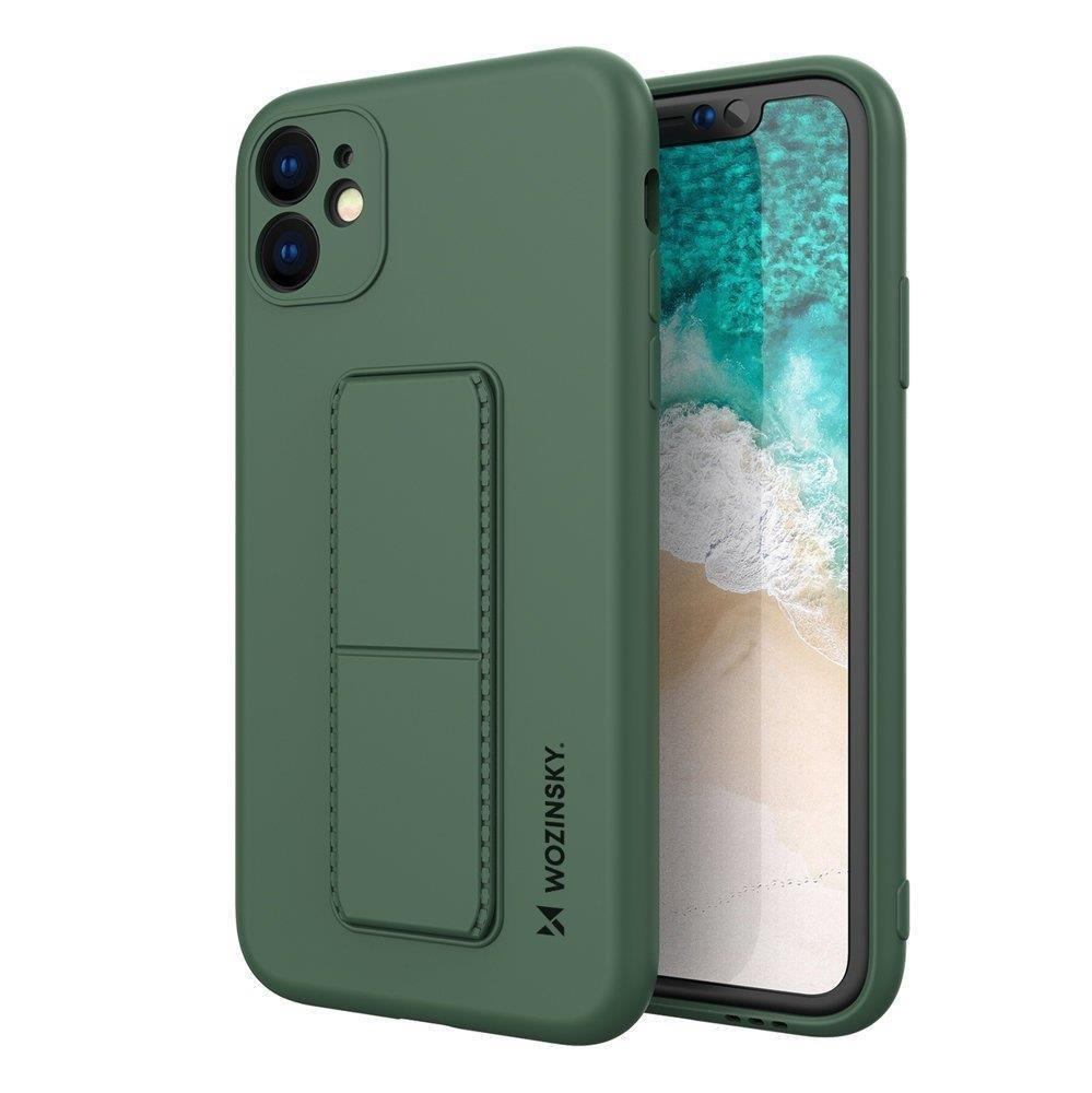 Custodia Wozinsky Kickstand - Custodia per Samsung Galaxy A22 4G - Verde scuro