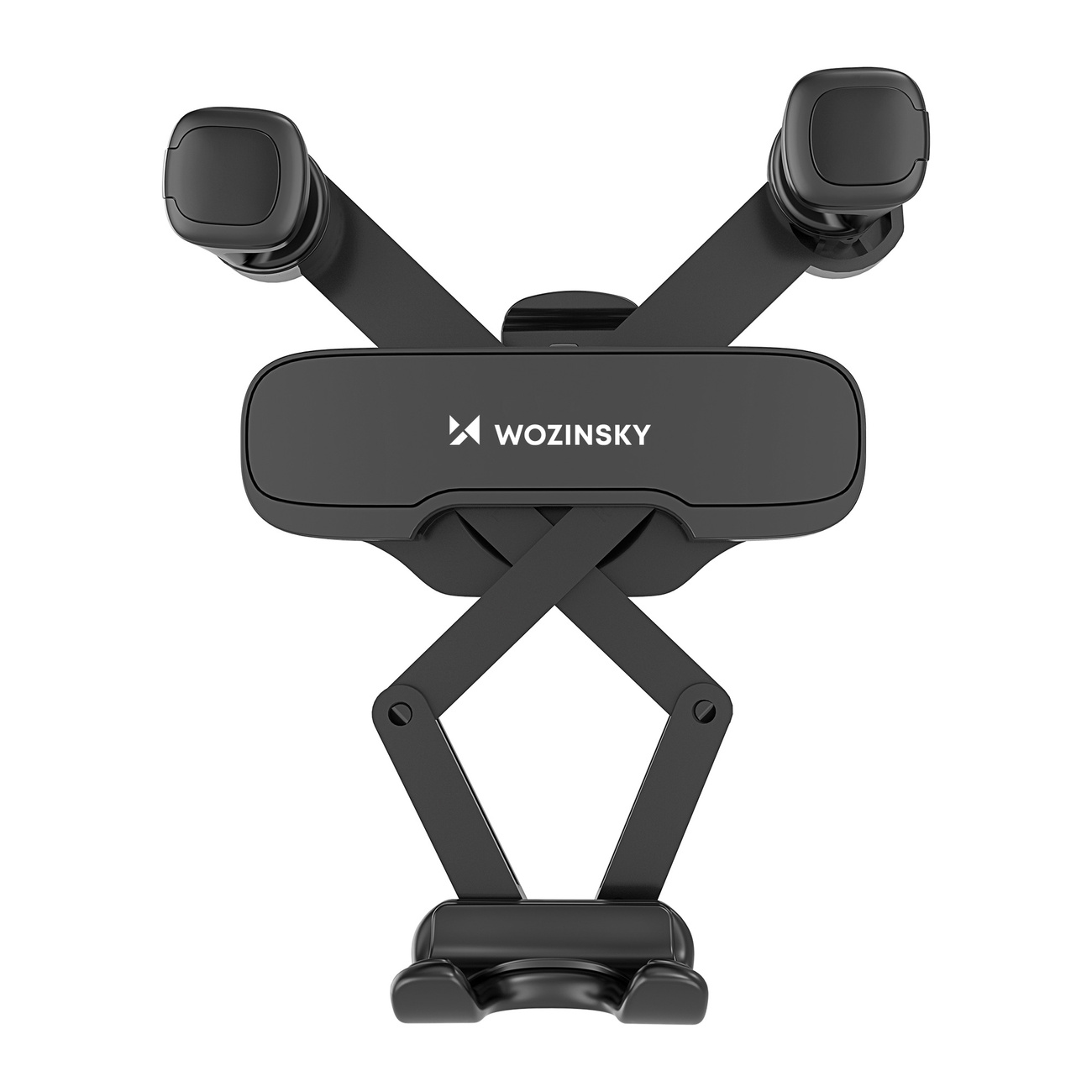 Soporte de teléfono por gravedad desplegado para la parrilla del coche Wozinsky WCHBK7