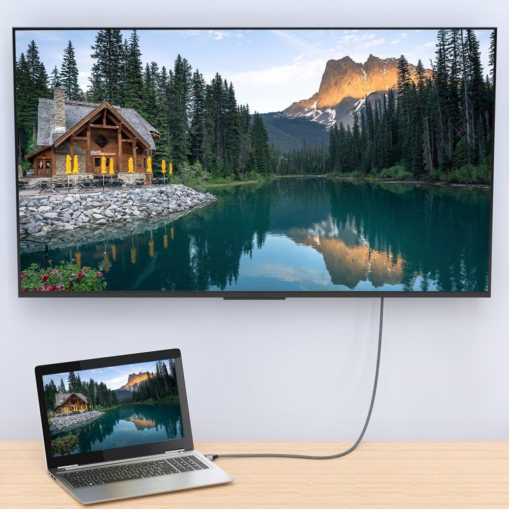 El cable HDMI 2.1 de Wozinsky sincroniza perfectamente el sonido y la imagen