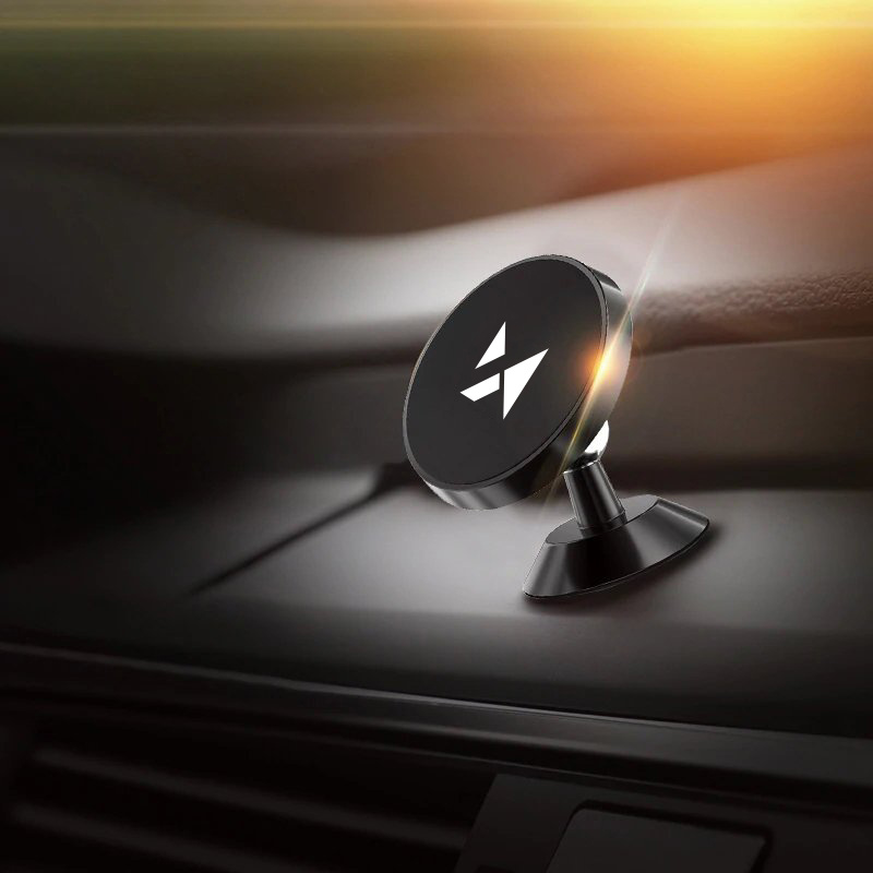 Funzionamento semplice del supporto magnetico per auto Wozinsky WMH-05