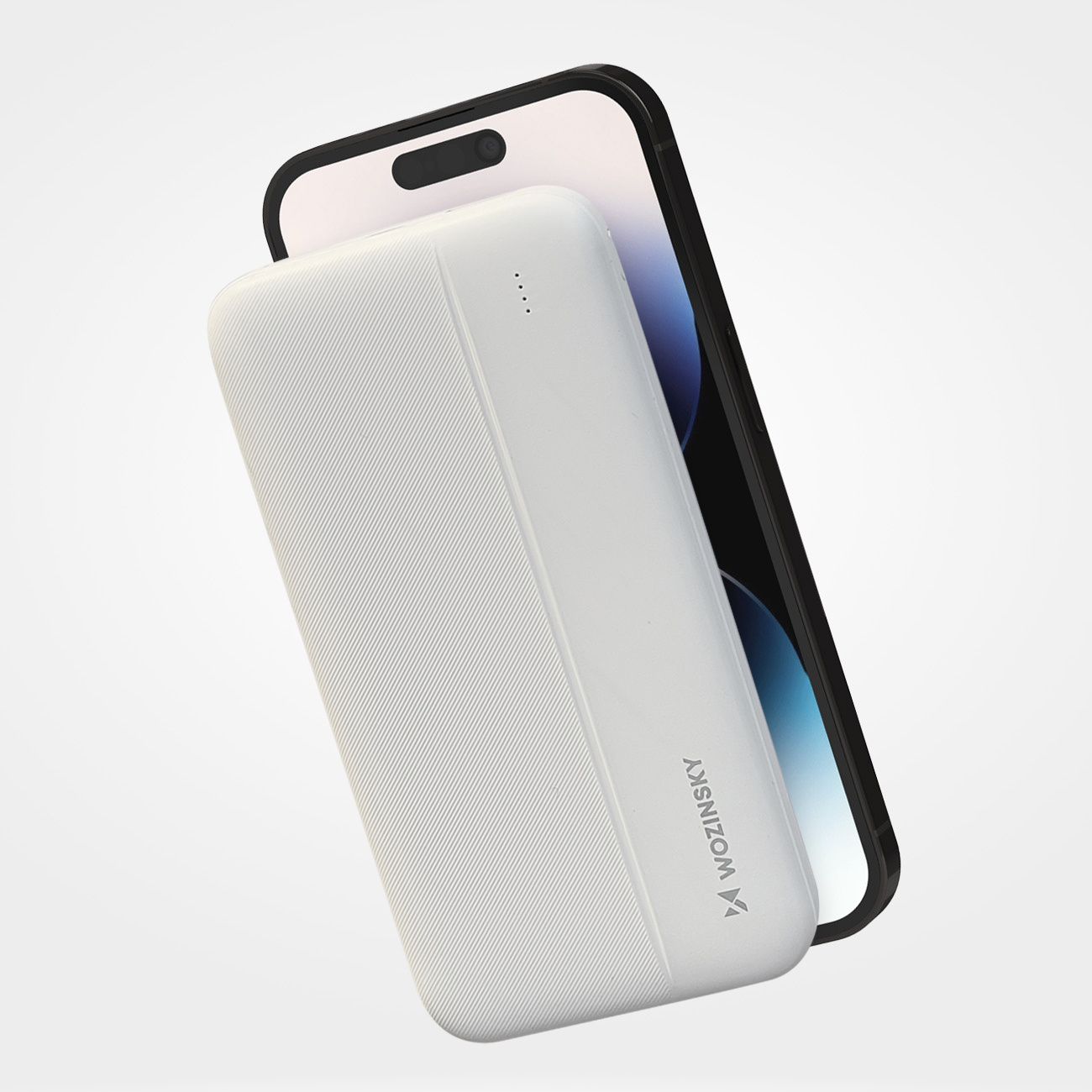 Batería externa Wozinsky WPBWE1 de 10000 mAh lista para recargar en cualquier momento