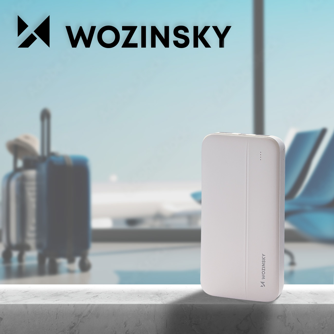 Powerbank Wozinsky WPBWE1 de 10000 mAh, que cargará más de un dispositivo