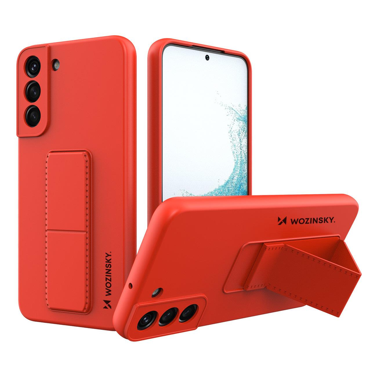 Étui avec béquille Wozinsky - Samsung Galaxy S22 Plus S22+ - Rouge