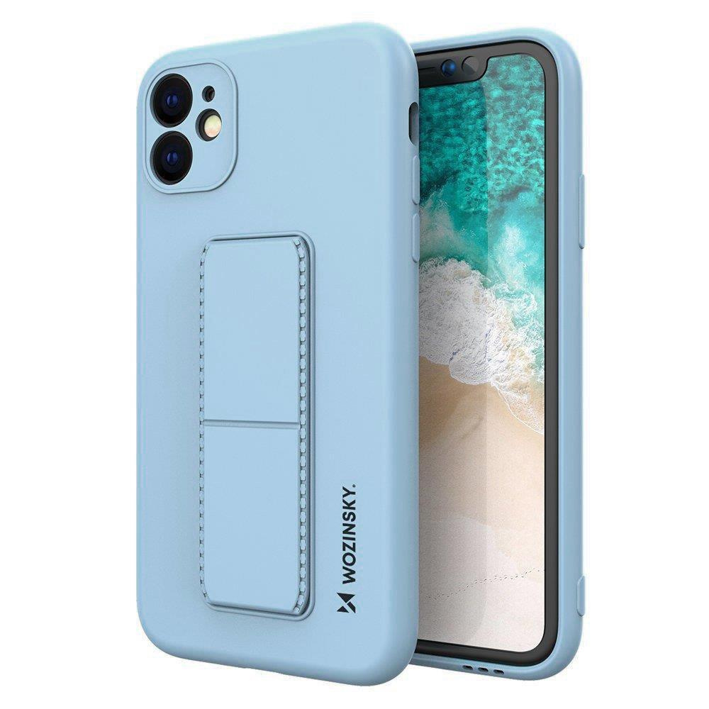 Custodia con supporto Wozinsky - Custodia per Samsung Galaxy A72 4G - Azzurro chiaro
