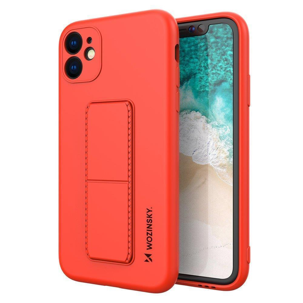 Custodia con supporto Wozinsky - Custodia per Samsung Galaxy A72 4G - Rossa