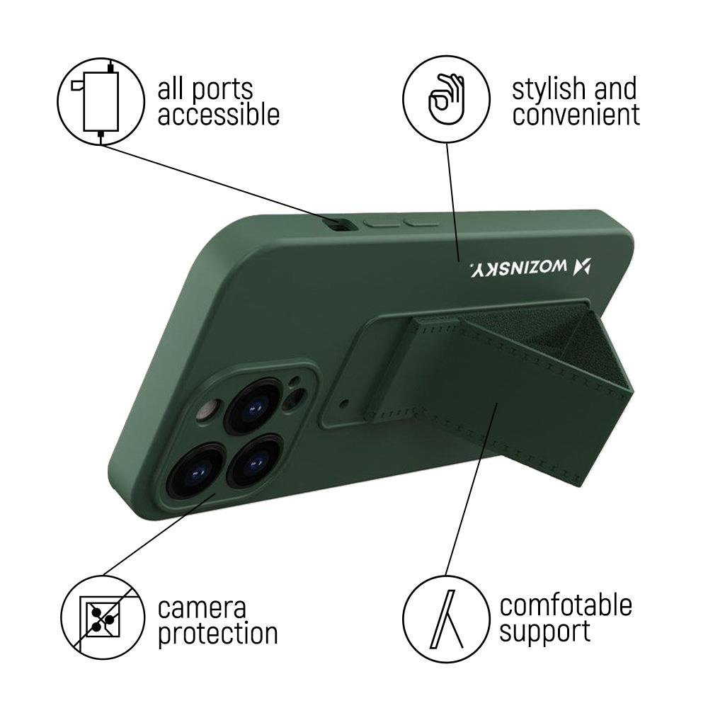 Standfunktion der Wozinsky Kickstand Case Silikonhülle - Funktionen