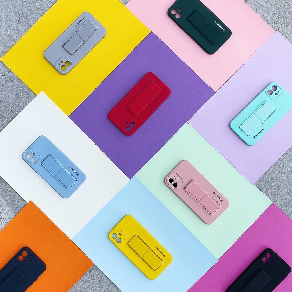Die Wozinsky Kickstand Case Silikonhülle mit Ständer ist in vielen Farben erhältlich