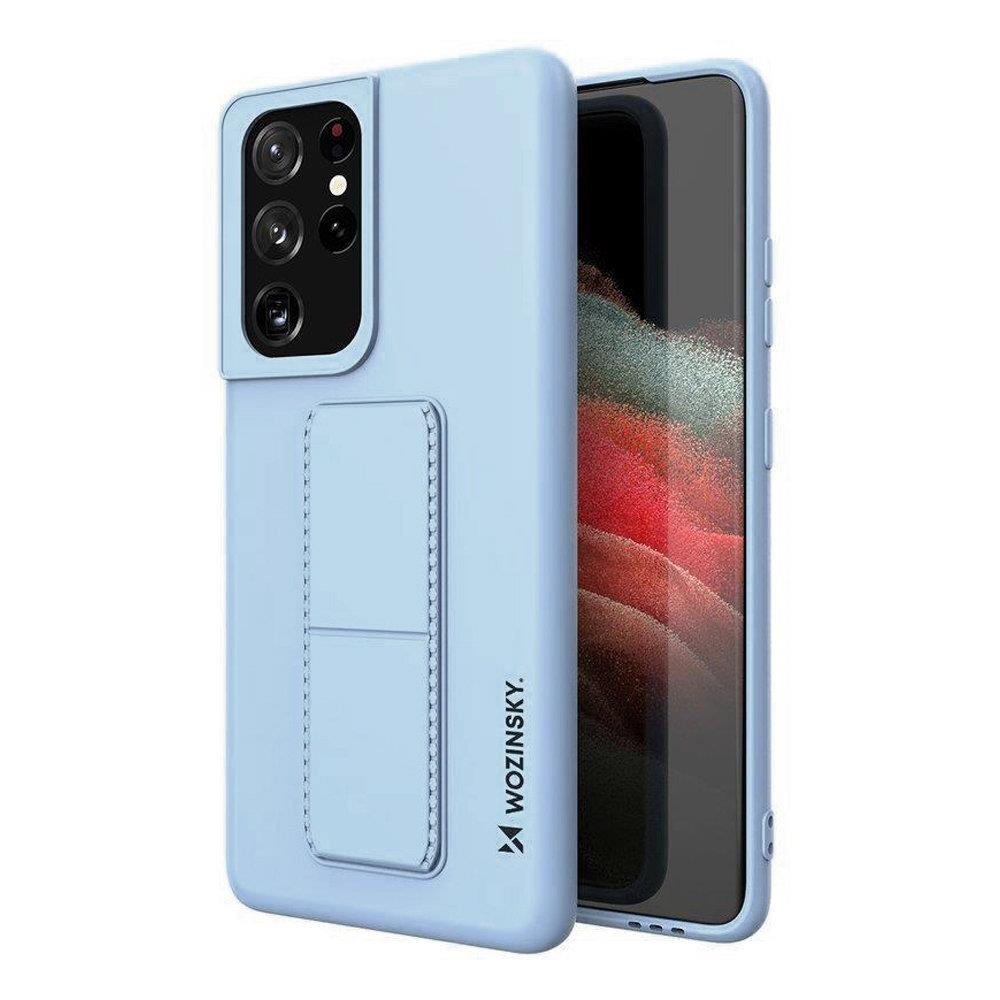 Custodia Wozinsky Kickstand - Custodia per Samsung Galaxy S21 Ultra 5G - Azzurro