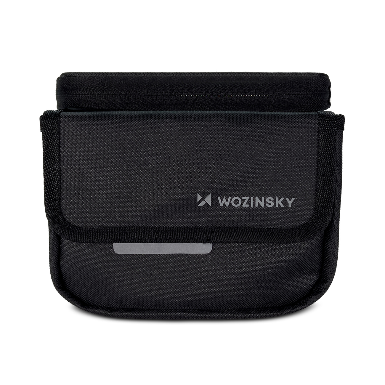 Details zur Wozinsky WBB26BK Fahrradrahmentasche mit Handyhülle