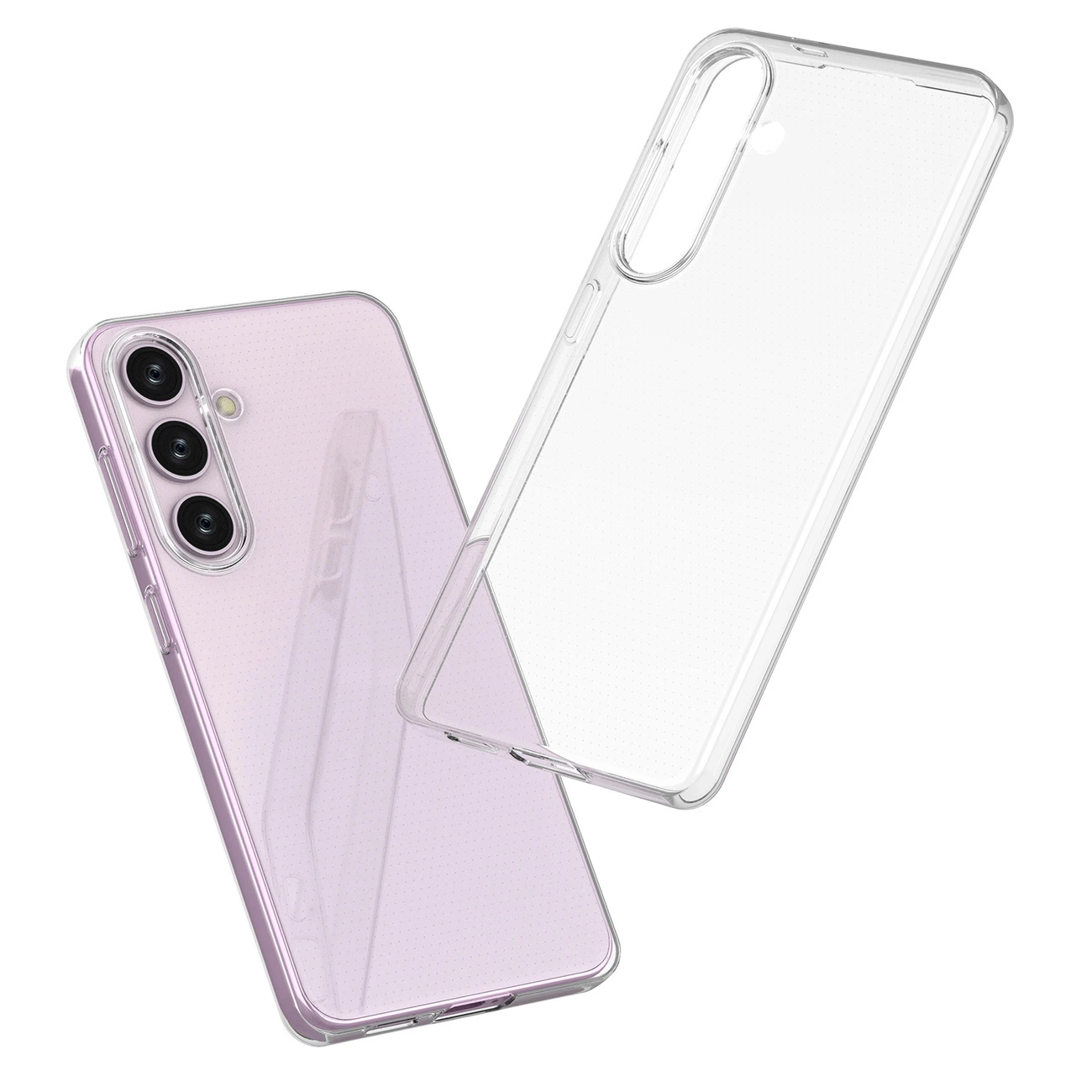 Custodia Ultra Clear su sfondo bianco