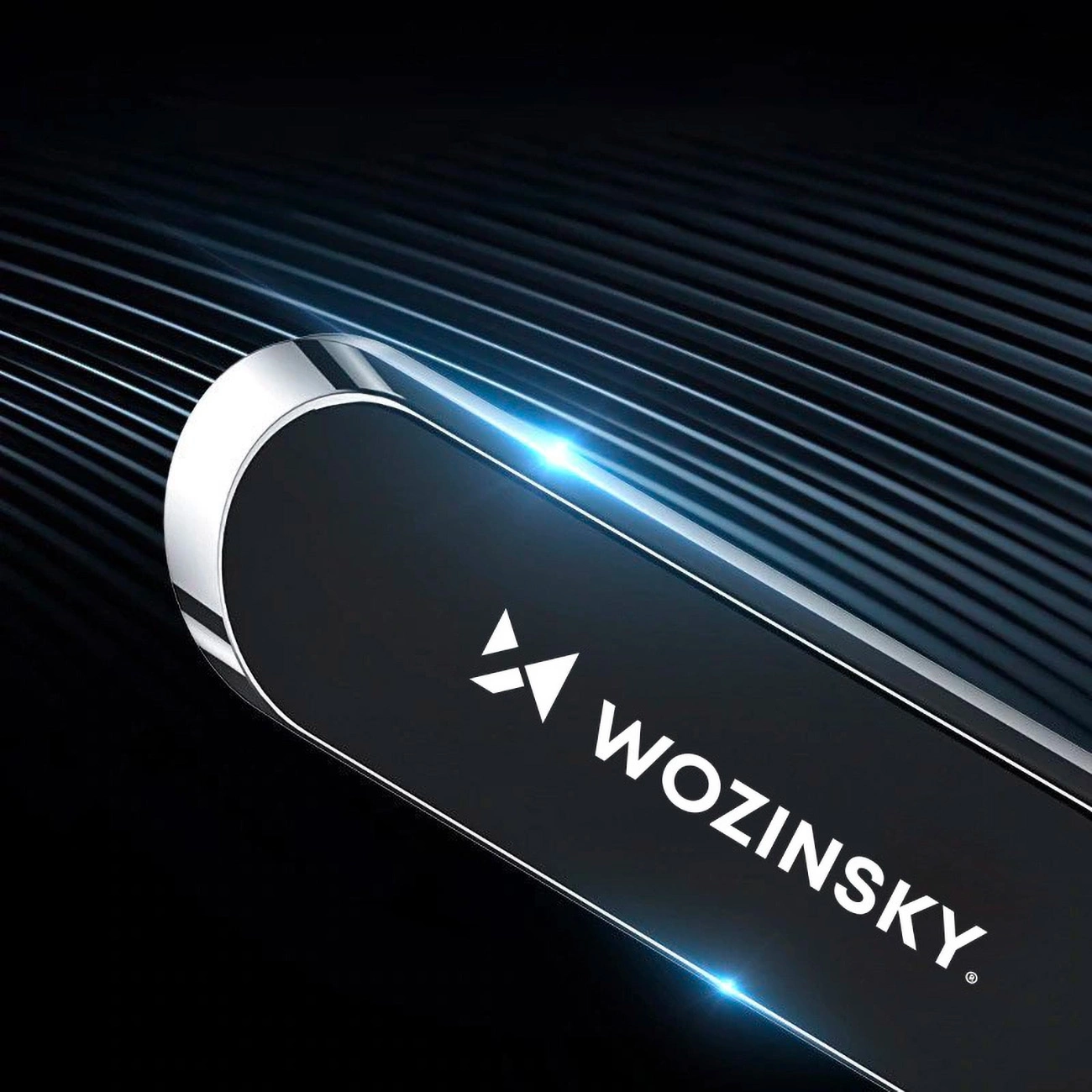 Nahaufnahme der magnetischen Autohalterung Wozinsky WMH-01