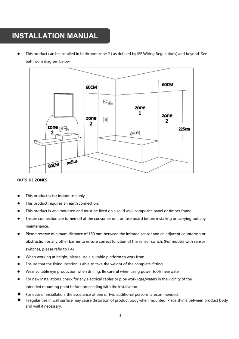 Livingandhome LED Bathroom Mirror Cabinet With Lights Shaver Socket Bluetooth Touch Sensor Demister Pad 650x600MM -Comfort Bathroom Store AAHKMJXYDAFdJAOAIMEbOAchkNoCfGqSp8