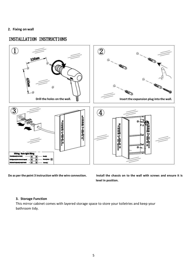 Livingandhome LED Illuminated Anti-fog Wall Mounted Mirror Cabinet Touch Control Switch With Shaver Socket, 600x650MM -Comfort Bathroom Store AAHKMJXYDAFdJAOAIMEbOAchkNoCfGqSp8