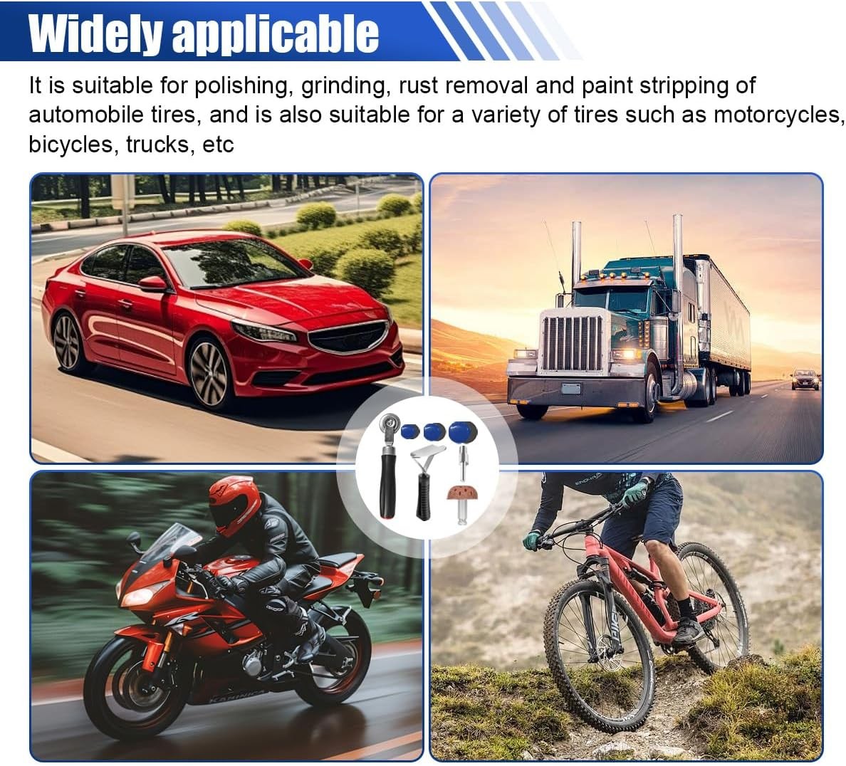 Kit De Réparation Pour Rayures De Jantes | Pâte Nettoyante Et