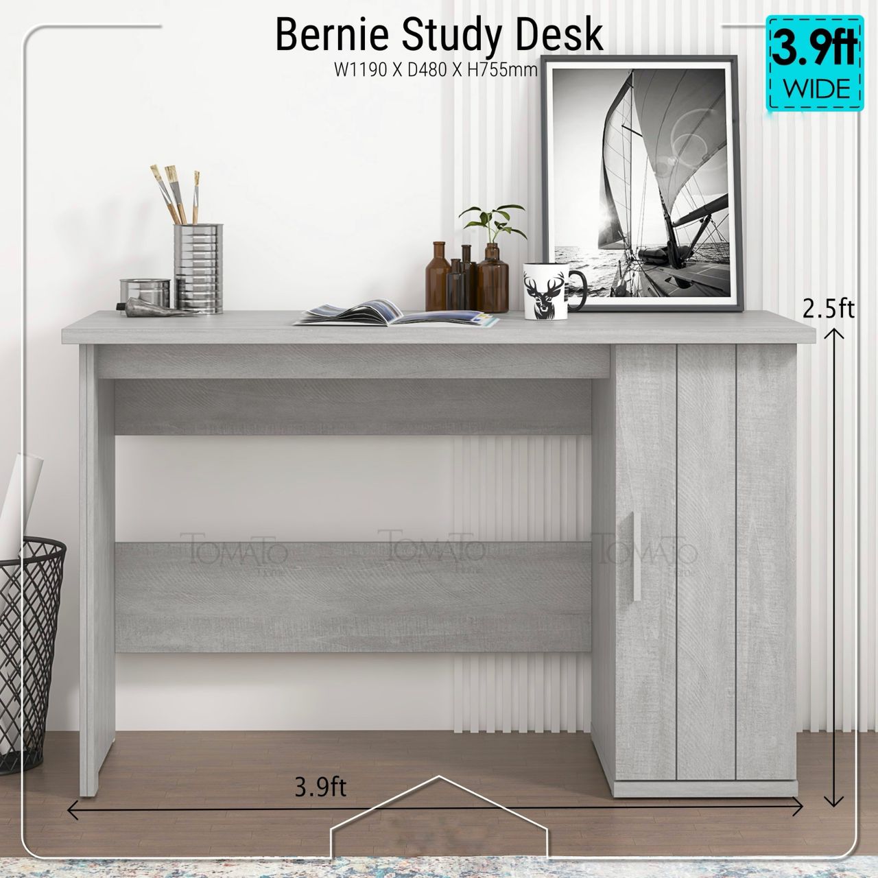 Grey colour study deals table