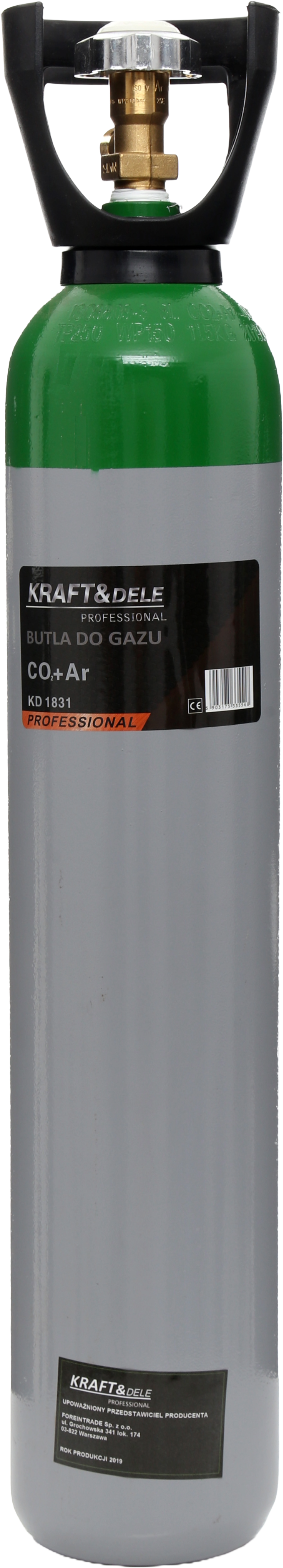 Générateur de Gaz d'Argon + CO₂ pour Soudage 8L - Parfait pour le Soudage MIG et MAG