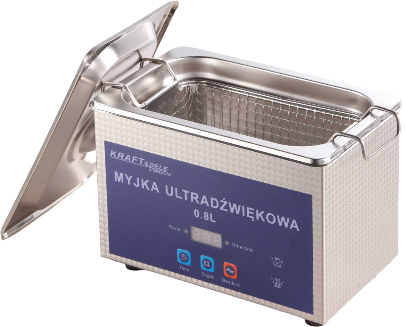 Laveur Ultrasonique 0,8L KD504 - Solution d'Entretien Éfficace