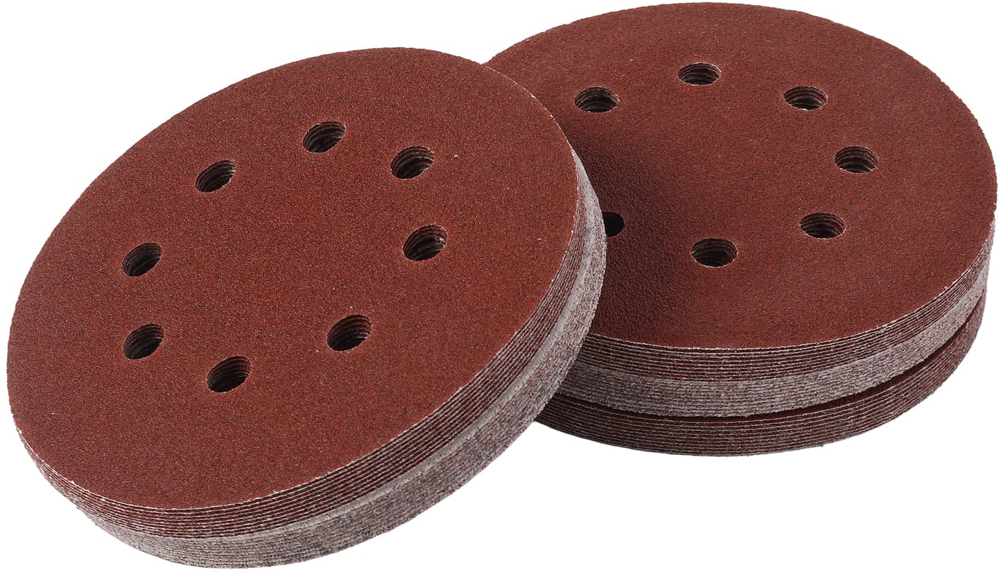 Émeri - 125mm de diamètre P120 50 pièces KD11811 - Émeri de haute qualité pour le bois, le métal et plus