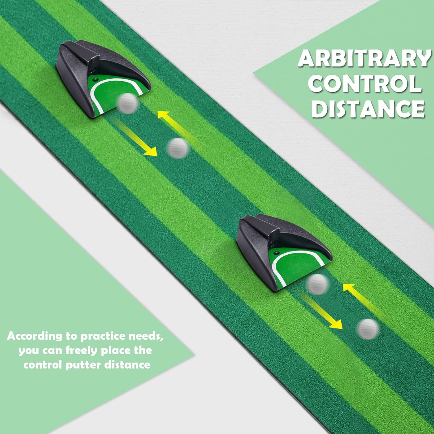 Golf Ball Return Putting Unit, Automatic Return Machine, Indoor Golf ...