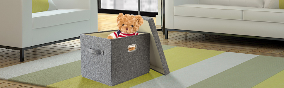 Cube de Rangement avec Couvercles