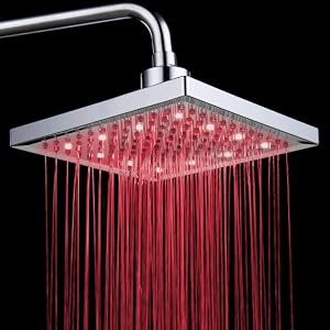 DAXGD LED Duschkopf quadratisch