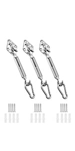 Accessoire pour voile d'ombrage.