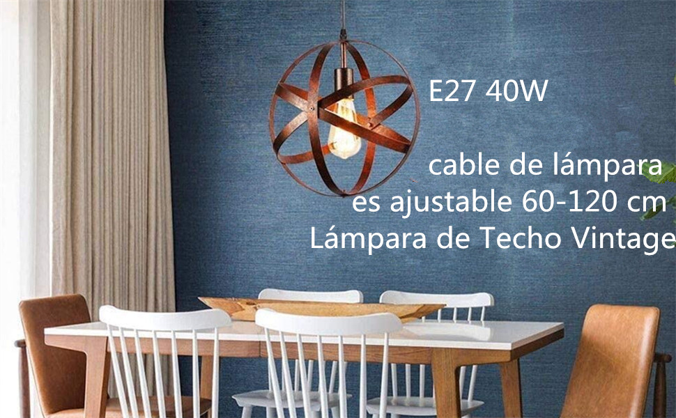 Lámpara de Techo Vintage