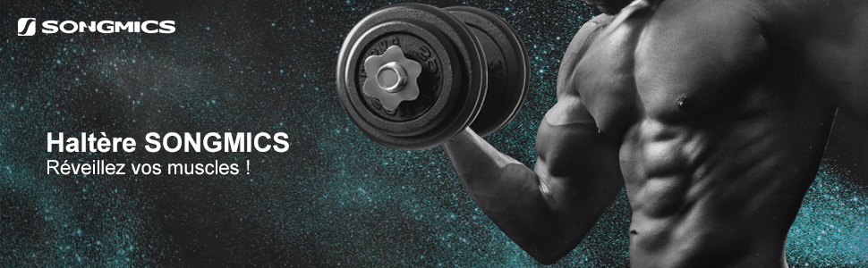 Kit haltères Musculation