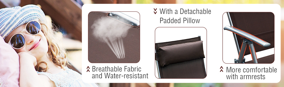 Outsunny Sun Lounger Recliner W/ Pillow Foldable 7 Levels Textilene Brown -Outdoor Furniture Store AAHKMJXYDAFdJAOAIMEbOAchlkWZ0oakZn uVZ0mPidMNbILvCvspZ4oG3fPgIqc1P05C5SmPDKg0UZdk7akth5A1wi8H4uKPSa7KwXUnq6TTtxaFpCZldeh21lH4TqsICuPYS1EAeXJVx9qweD8E0O